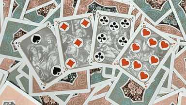 Four Continents (Red) Playing Cards Playing Cards