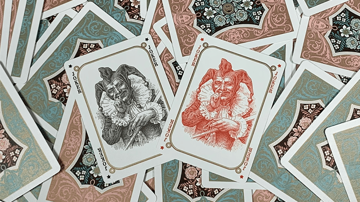 Four Continents (Blue) Playing Cards Playing Cards