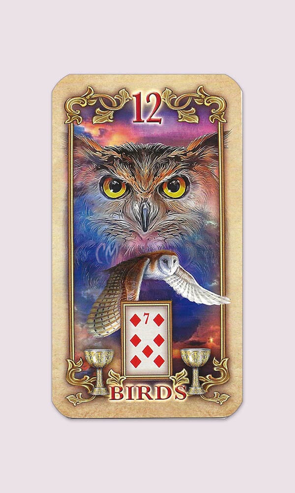 Lustrous Lenormand and Guidebook by Ciro Marchetti Lenormand Deck