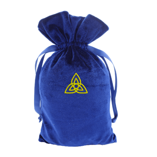 Tarot Bag with Triquetra Embroidery Bag