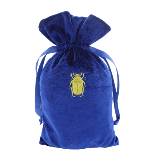 Tarot Bag with Gold Scarab Bag
