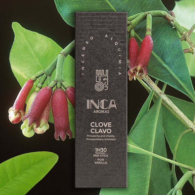 Inca Aromas all-natural fair-trade incense. Clove for Prosperity and Vitality Incense