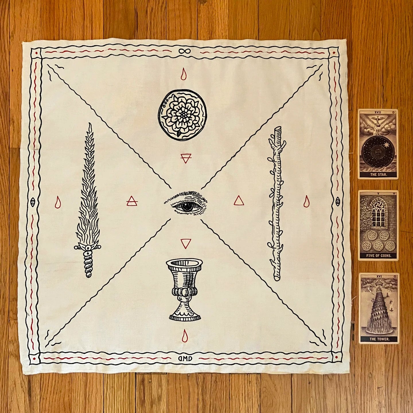 Earth Magick Altar Cloth: Natural Alter Cloth