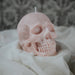 Skull | Pillar Candle: White 