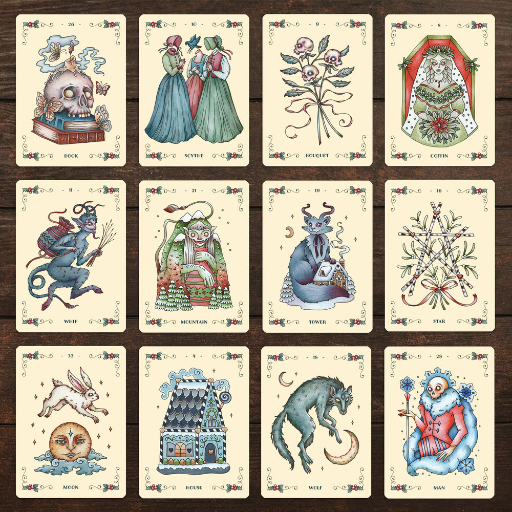 Yuletide Tales Lenormand - Deluxe Ed - Christmas Oracle Deck 