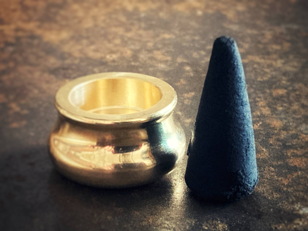 Small Brass Incense Holder
