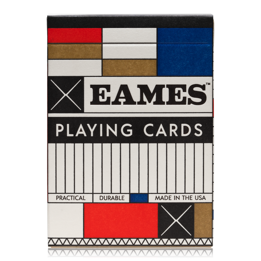 Eames "Starburst" Playing Cards: Red