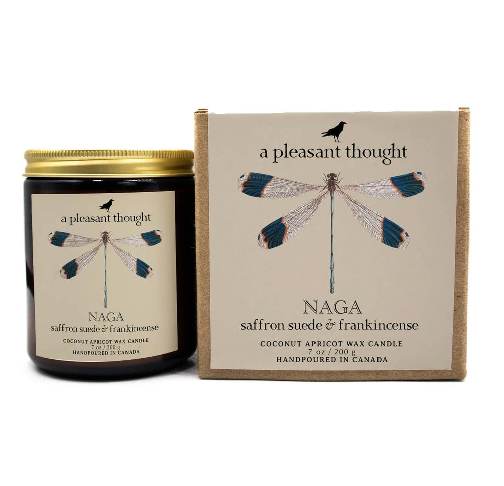 NAGA | SAFFRON SUEDE & FRANKINCENSE | CANDLE: Cotton 