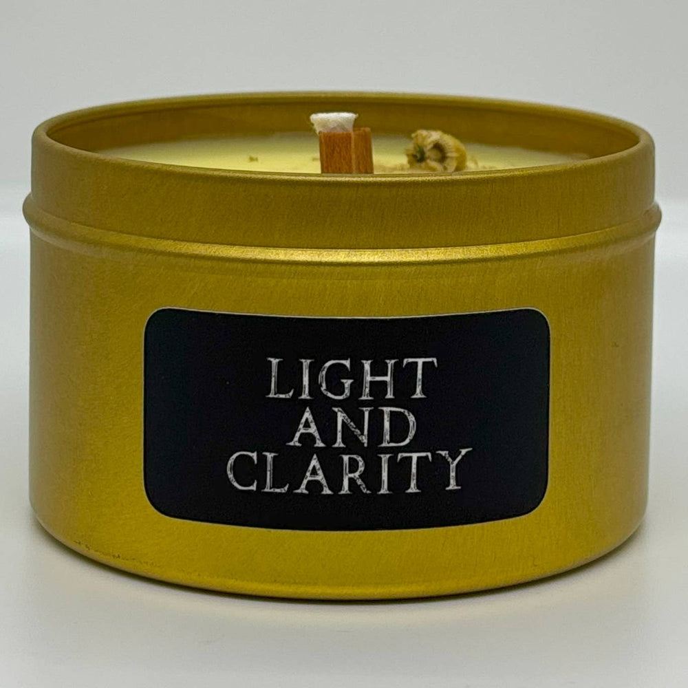 Light & Clarity – Sacred Ceremony Candle (8 oz)