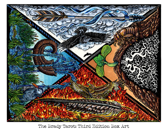 The Brady Tarot — Third Edition (Matte Black Edges)
