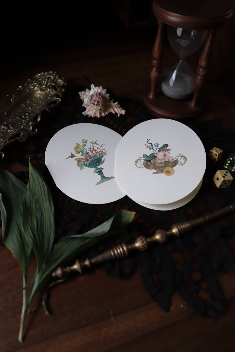 Jade Vanitas Greeting Card