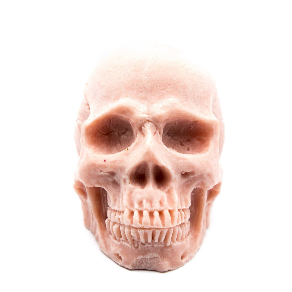 Skull | Pillar Candle: White 