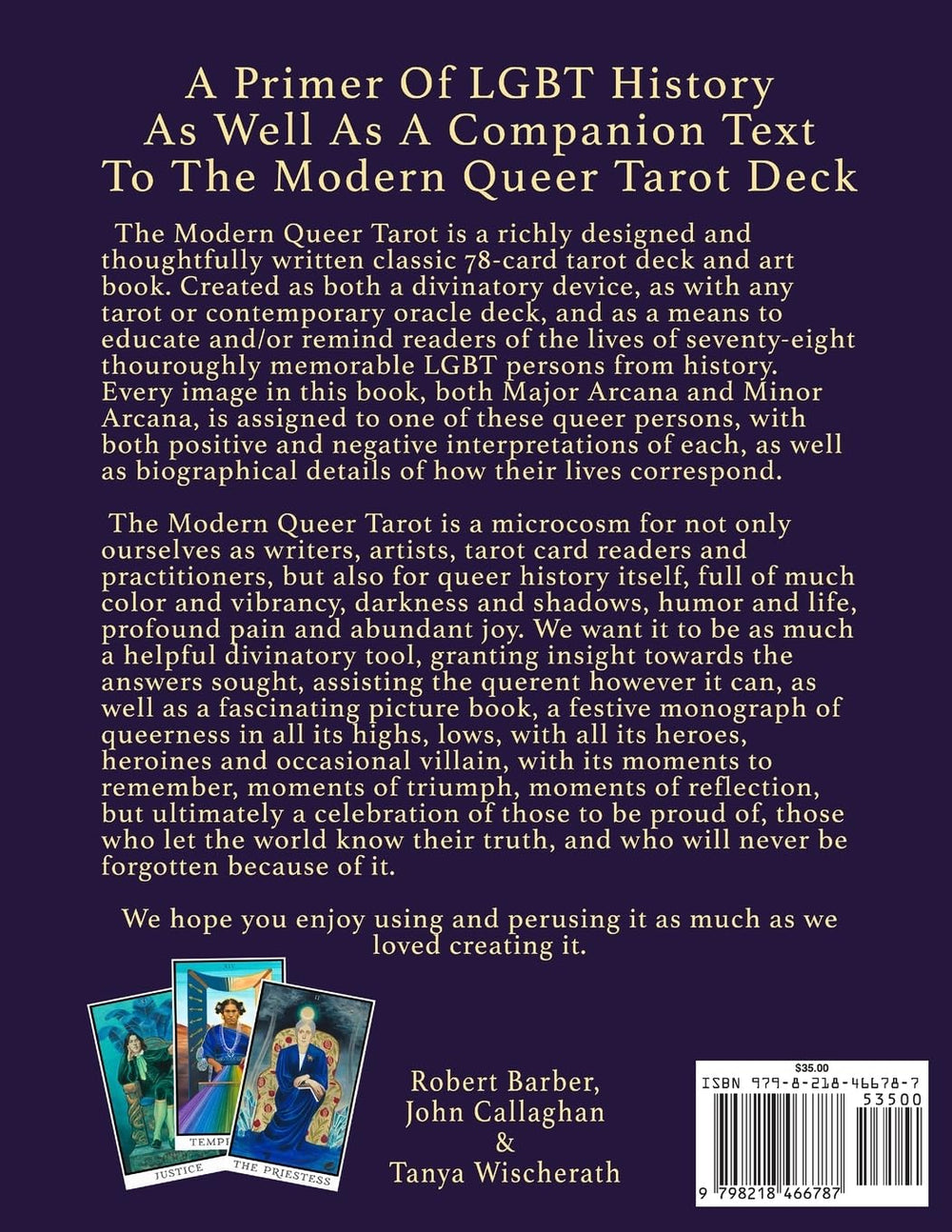 The Modern Queer Tarot - Hardback Edition