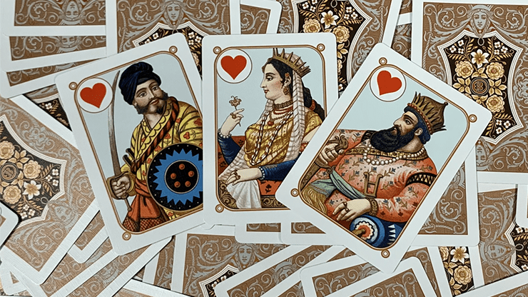 Four Continents (Copper) Playing Cards Playing Cards