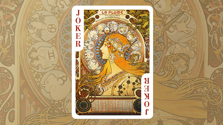 Mucha Gismonda Standard Gold Edition Playing Cards Playing Cards