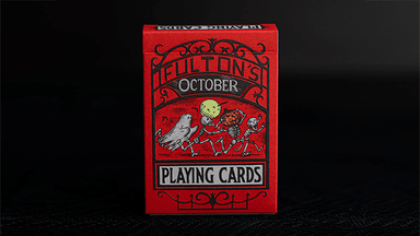 FULTON'S October Red Edition Playing Cards Playing Cards