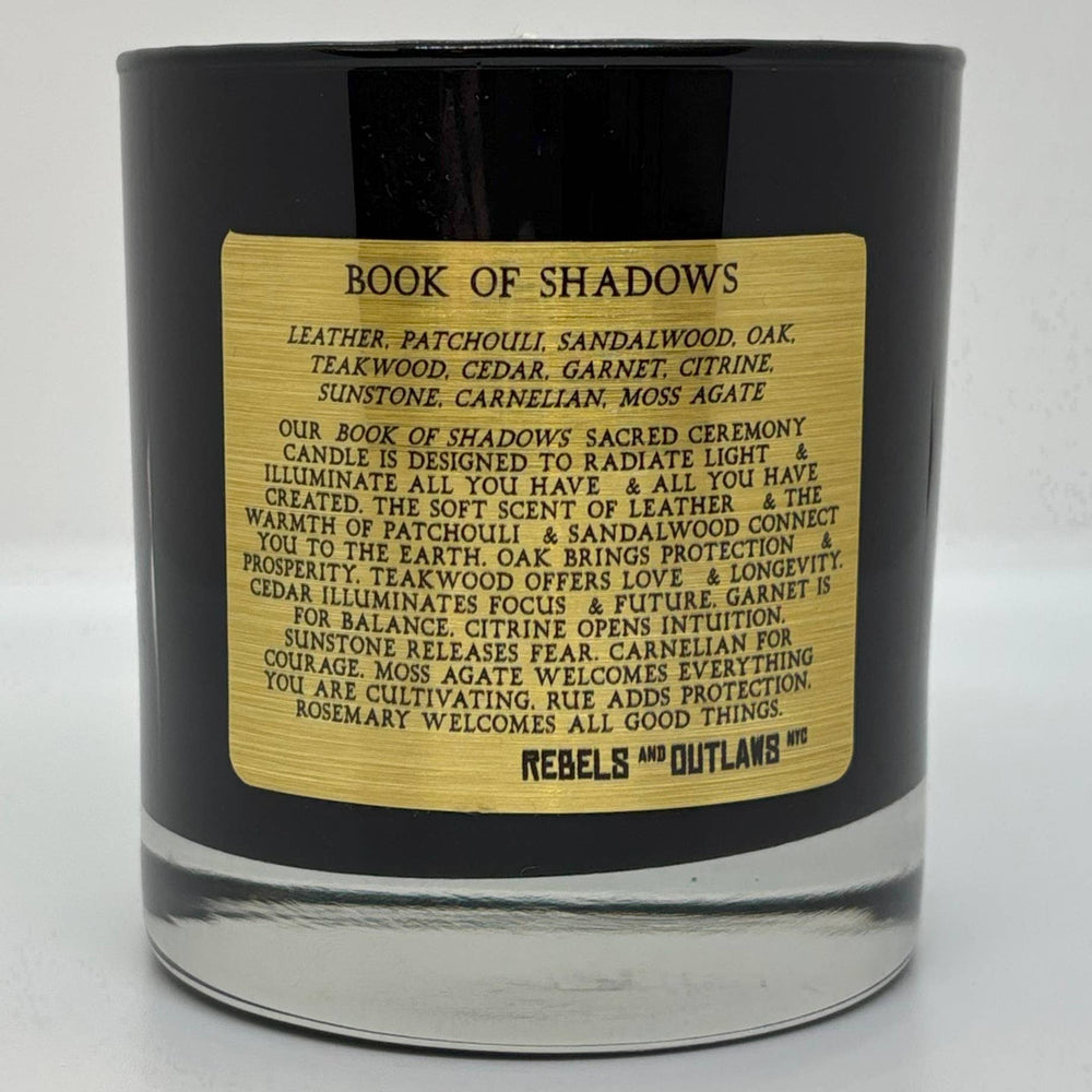 Book Of Shadows – Sacred Ceremony Votive Candle (11 oz)