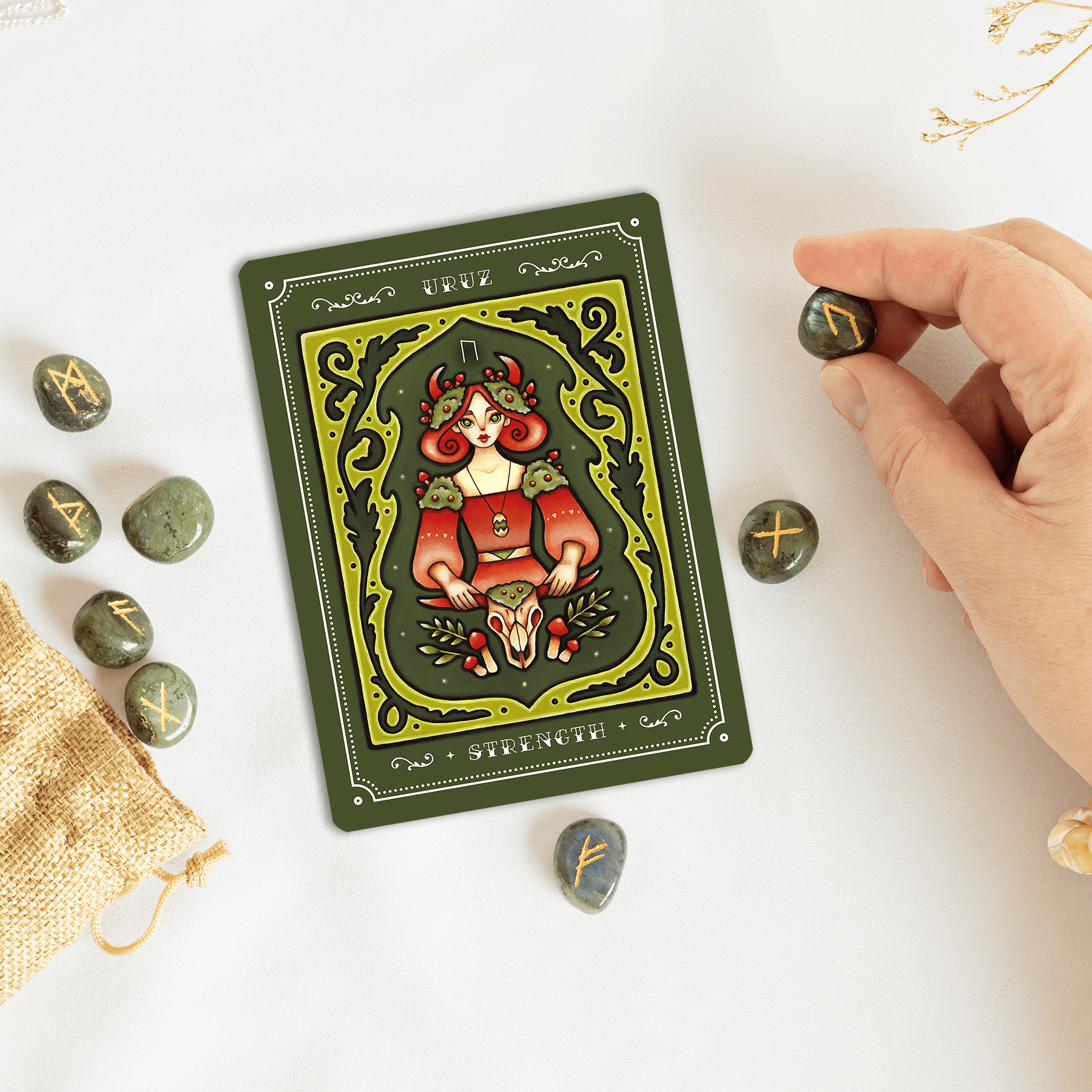 Weird Weavings: Threads of Feminine Wisdom Rune Oracle Deck — TarotArts