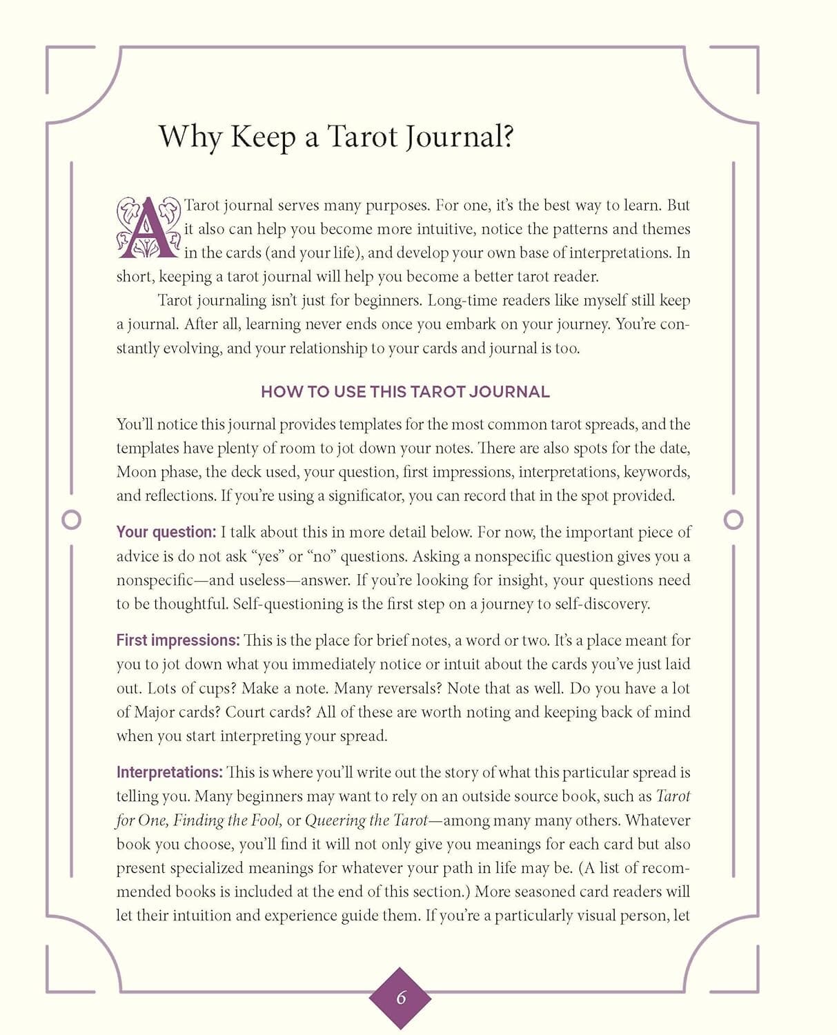 The Weiser Tarot Journal: Guidance and Practice Journal