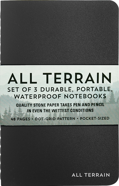 All Terrain: Waterproof Pocket Notebook Set Journal