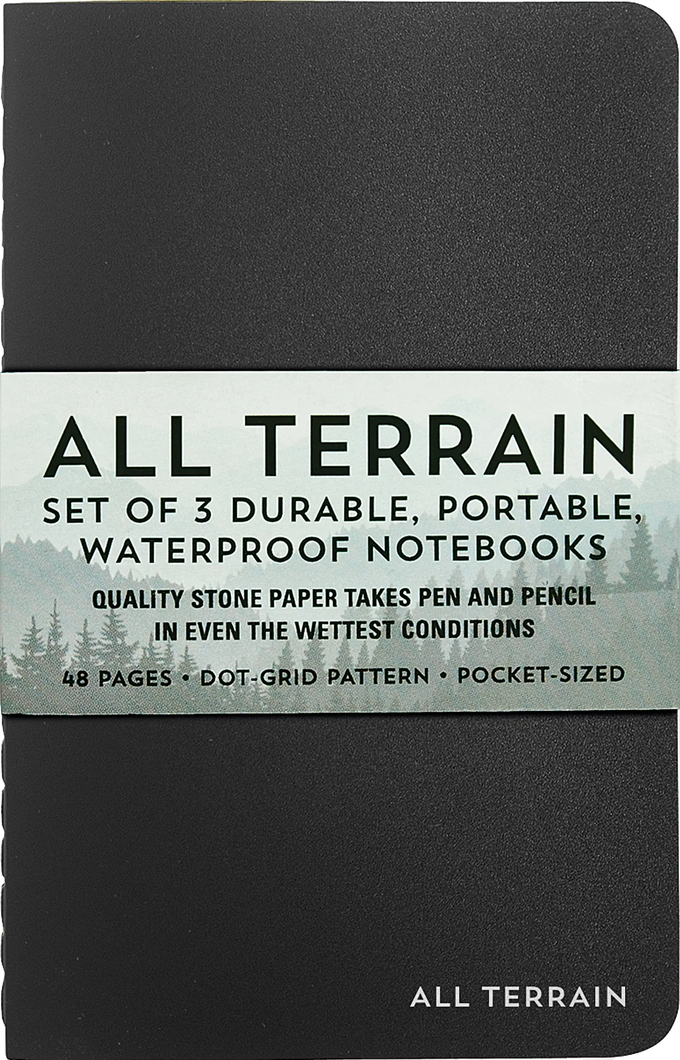 All Terrain: Waterproof Pocket Notebook Set Journal