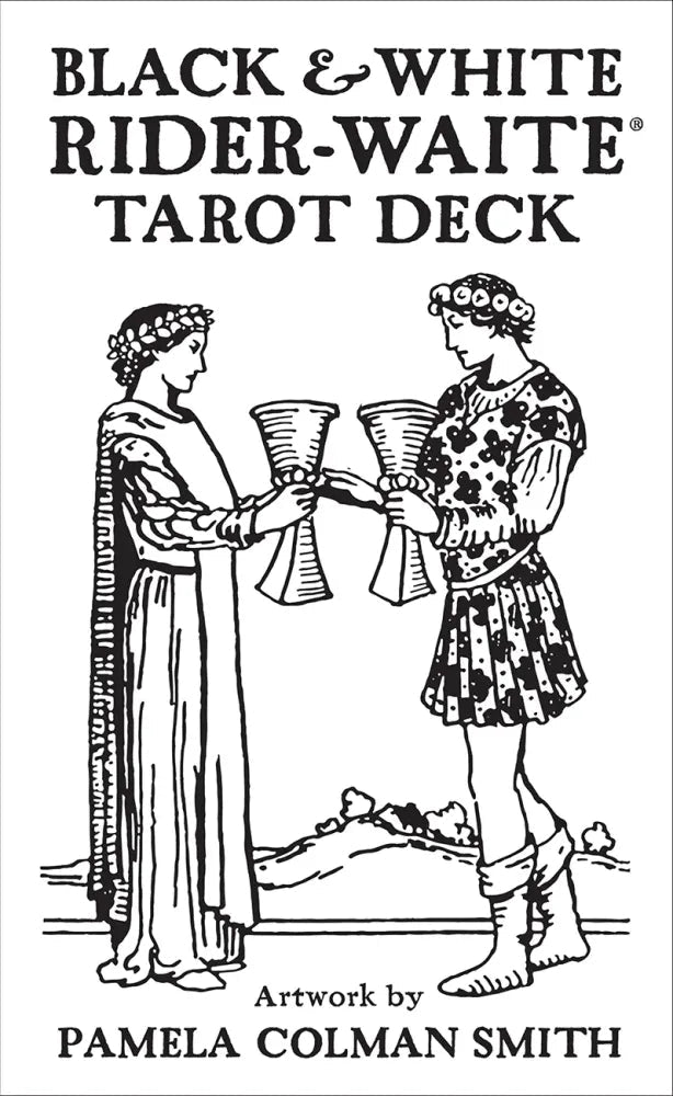 Black & White Rider-Waite Tarot Deck Tarot Deck