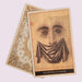 Codex The Art of Divination “Suppression” card showing a veiled face illustration with dotted halftone shading and linen finish texture