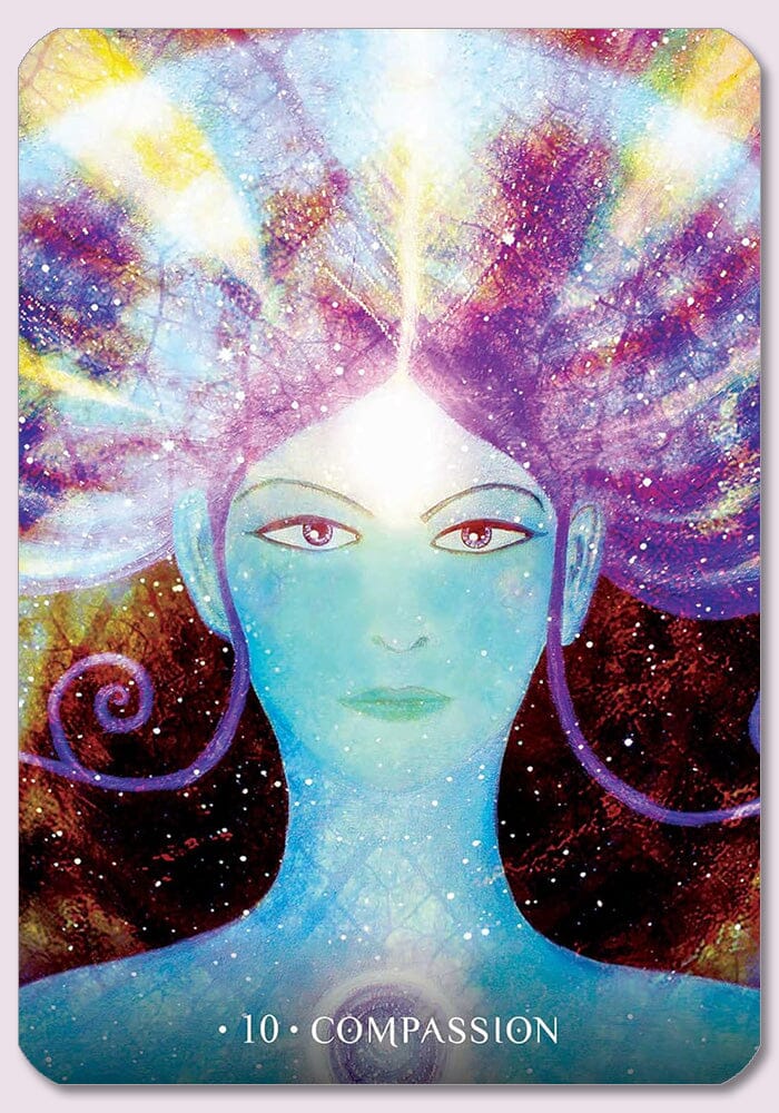Compassion Oracle Card Cosmic Oracle Activation Cards for the Soul — TarotArts