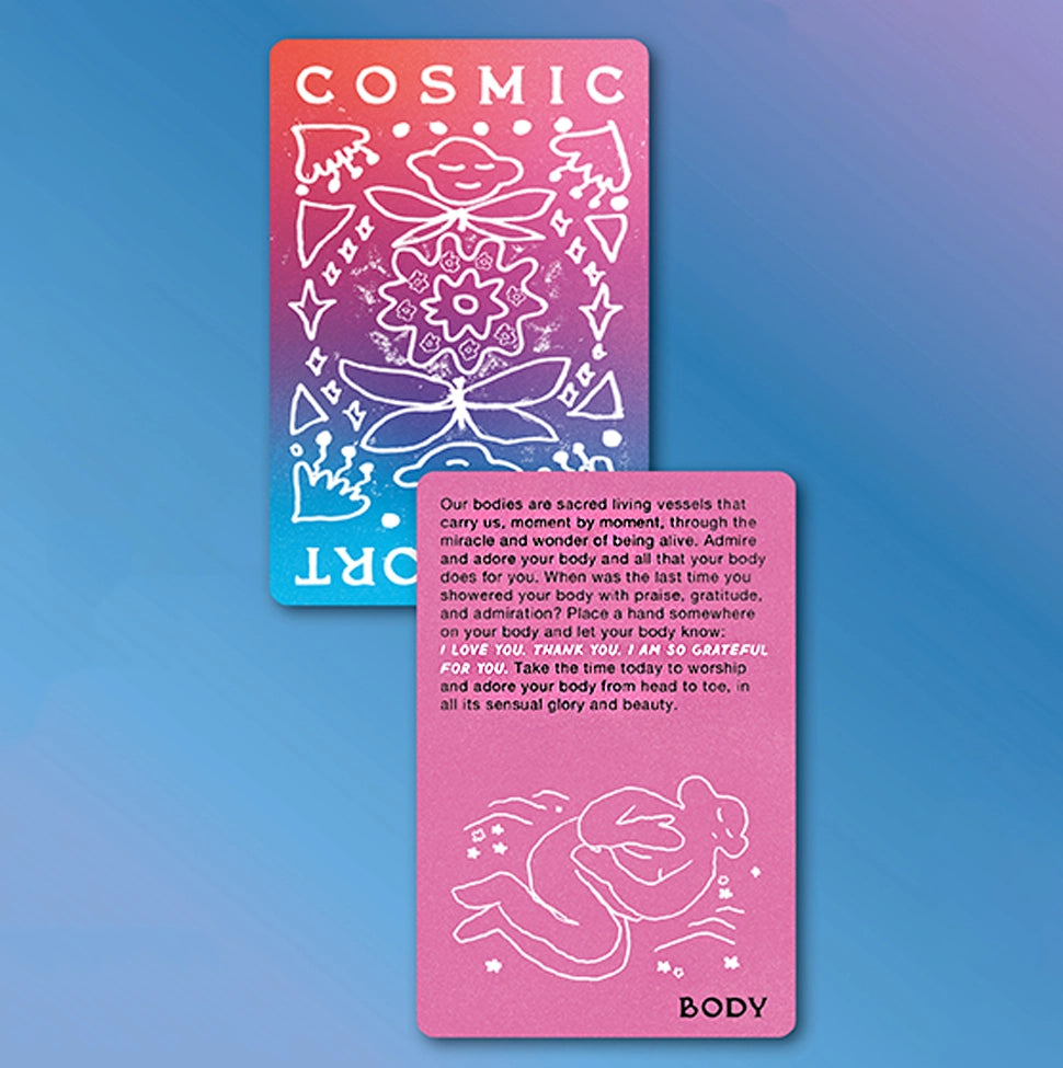 Cosmic Comfort Affirmation Deck