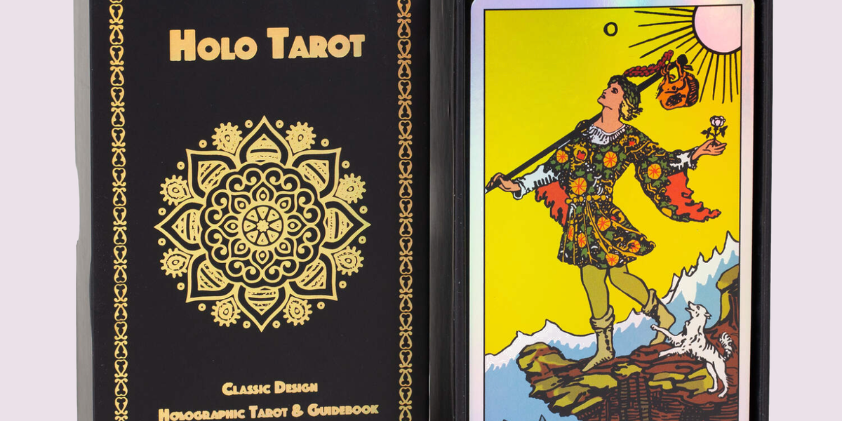 holographic tarot cards rider waite Holo Tarot