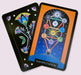 Manifestation card from the Initiates Oracle depicting the Tree of Life with planetary symbols and radiant cosmic pathways