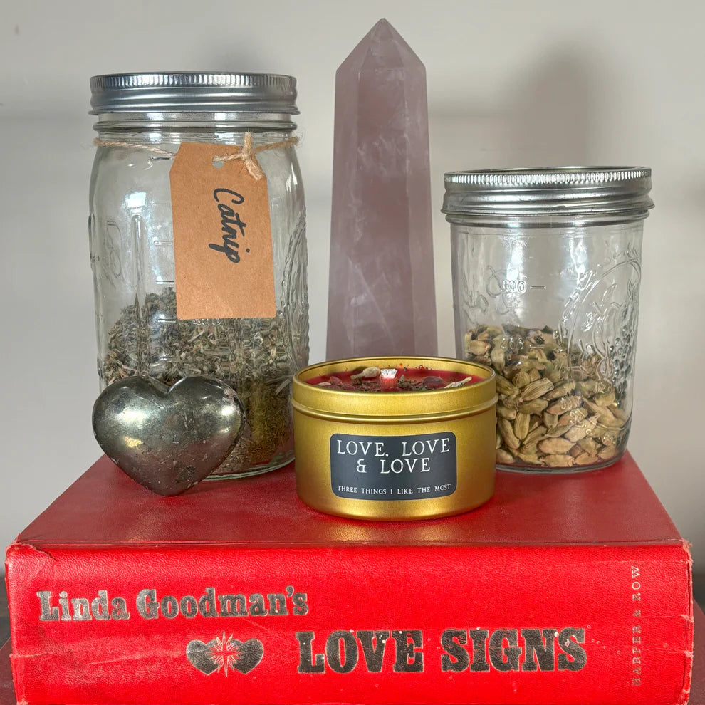 Love, Love & Love 8oz Sacred Ceremony Candle by Rebels and Outlaws