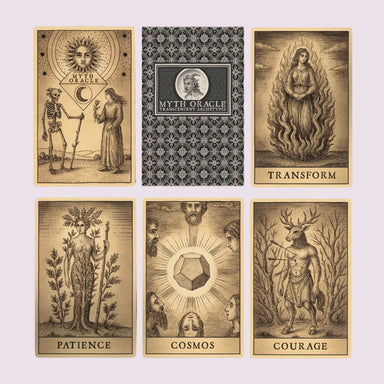 Set of Myth Oracle cards
