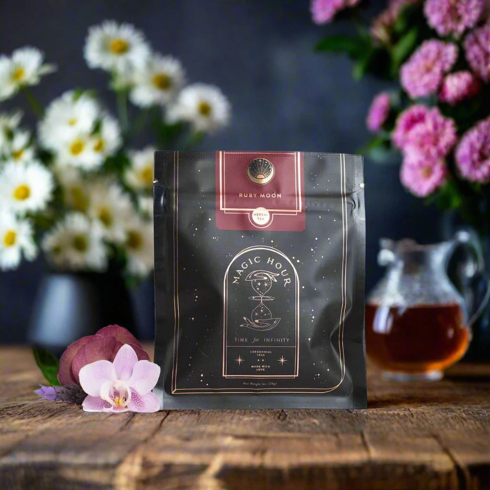 Ruby Moon Herbal Wellness Tea – Hibiscus Elderberry – Sampler Pouch