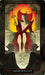 Hierophant card from The Vampire’s Tale Tarot featuring a vampire figure in red