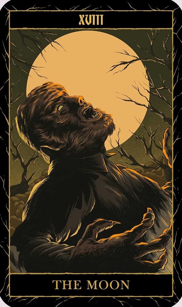 universal monsters tarot deck and guidebook cards Universal Monsters Tarot Deck and Guidebook