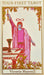 Book cover of 'Your First Tarot' by Victoria Maxwell with a stylized illustration of a figure in a pink robe.