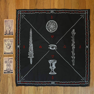 Earth Magick Altar Cloth: Black Alter Cloth