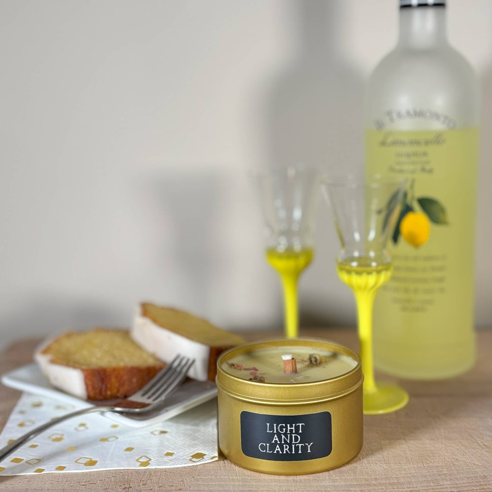 Light & Clarity – Sacred Ceremony Candle (8 oz)