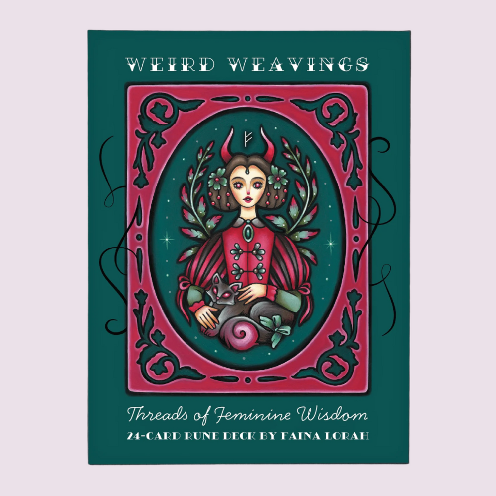 Weird Weavings: Threads of Feminine Wisdom Rune Oracle Deck 