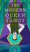 Box cover artwork for The Modern Queer Tarot featuring Alan Turing in an inverted composition, rendered in bold geometric color fields reflecting duality, logic, and transformation.