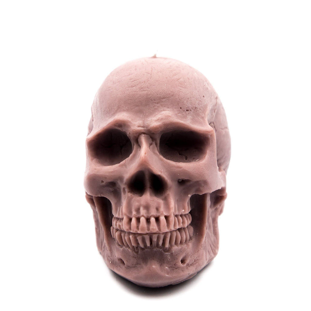 Skull | Pillar Candle: White 