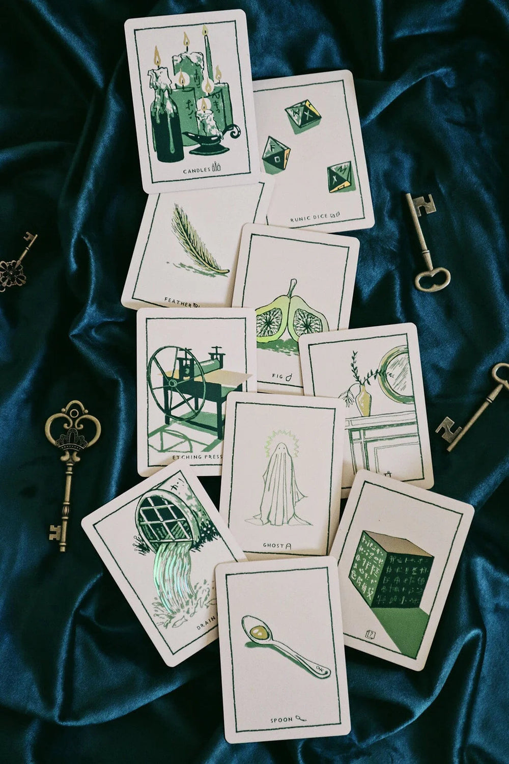 Green Glyphs Oracle Oracle Deck