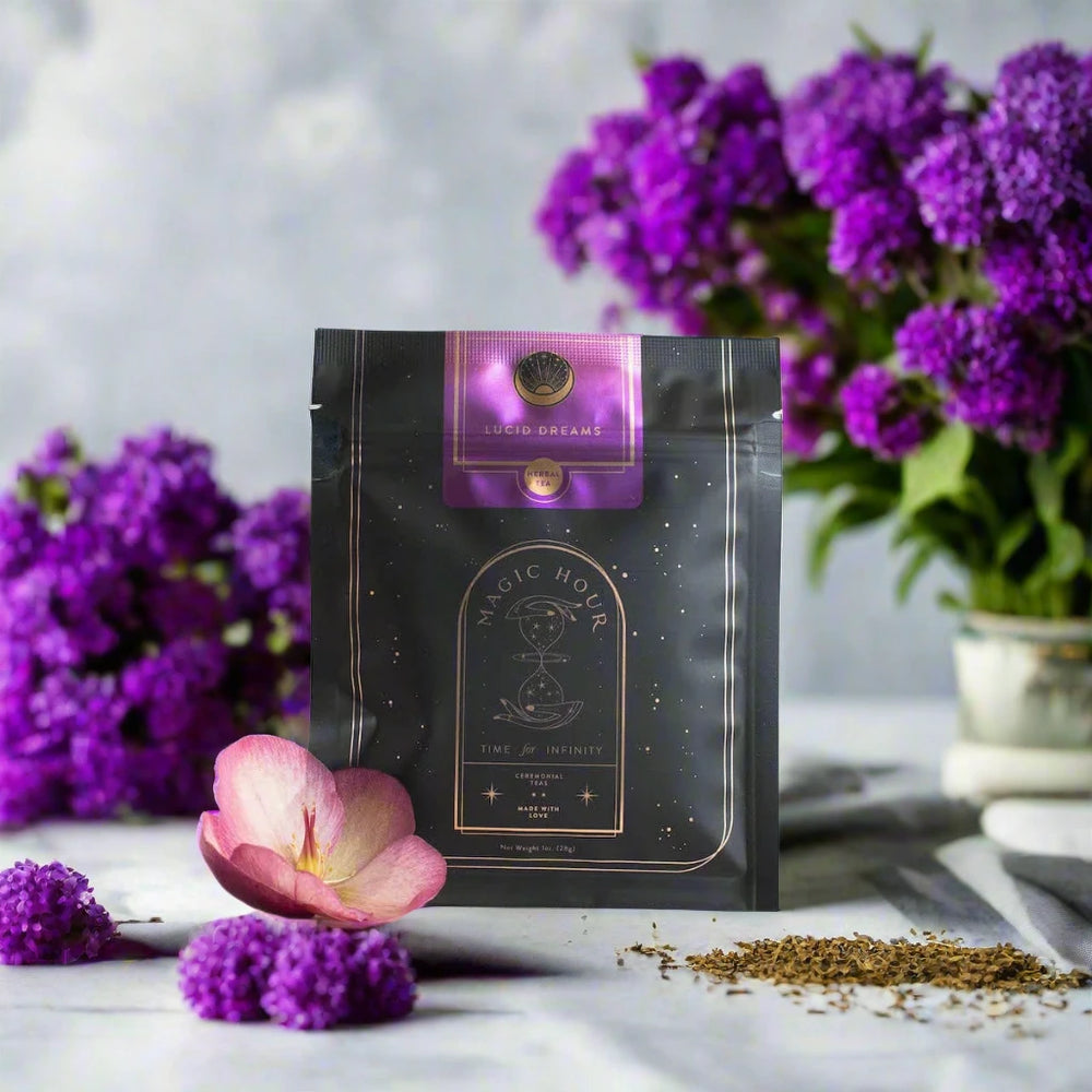 Lucid Dreams Herbal Wellness Tea – Tulsi Turmeric for Sleep & Calm – Sampler Pouch