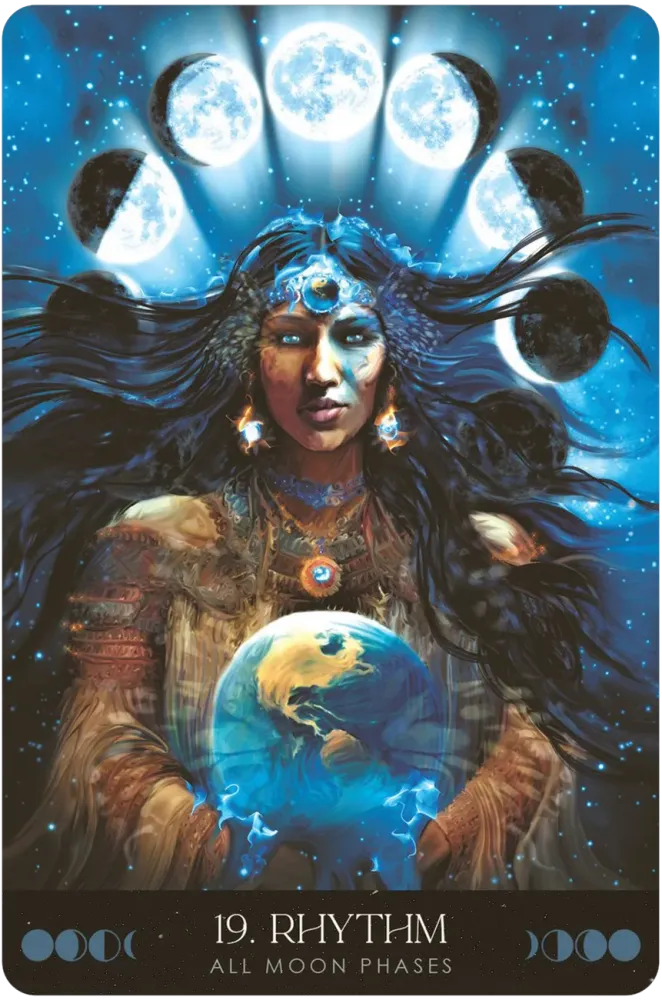 Moon Temple Oracle: Your Personal Portal to the Cosmos Oracle Deck