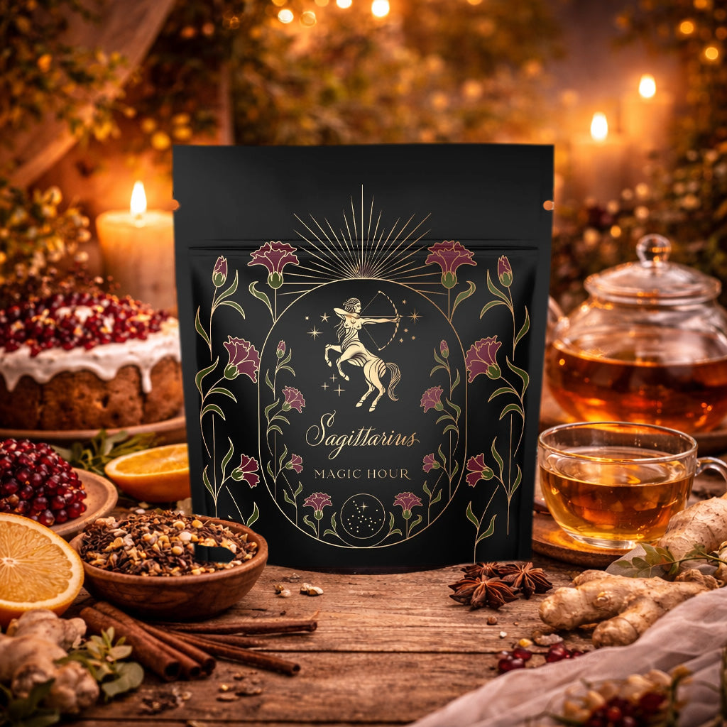 Sagittarius – Tea of Good Fortune & Abundance – Sampler Pouch — TarotArts