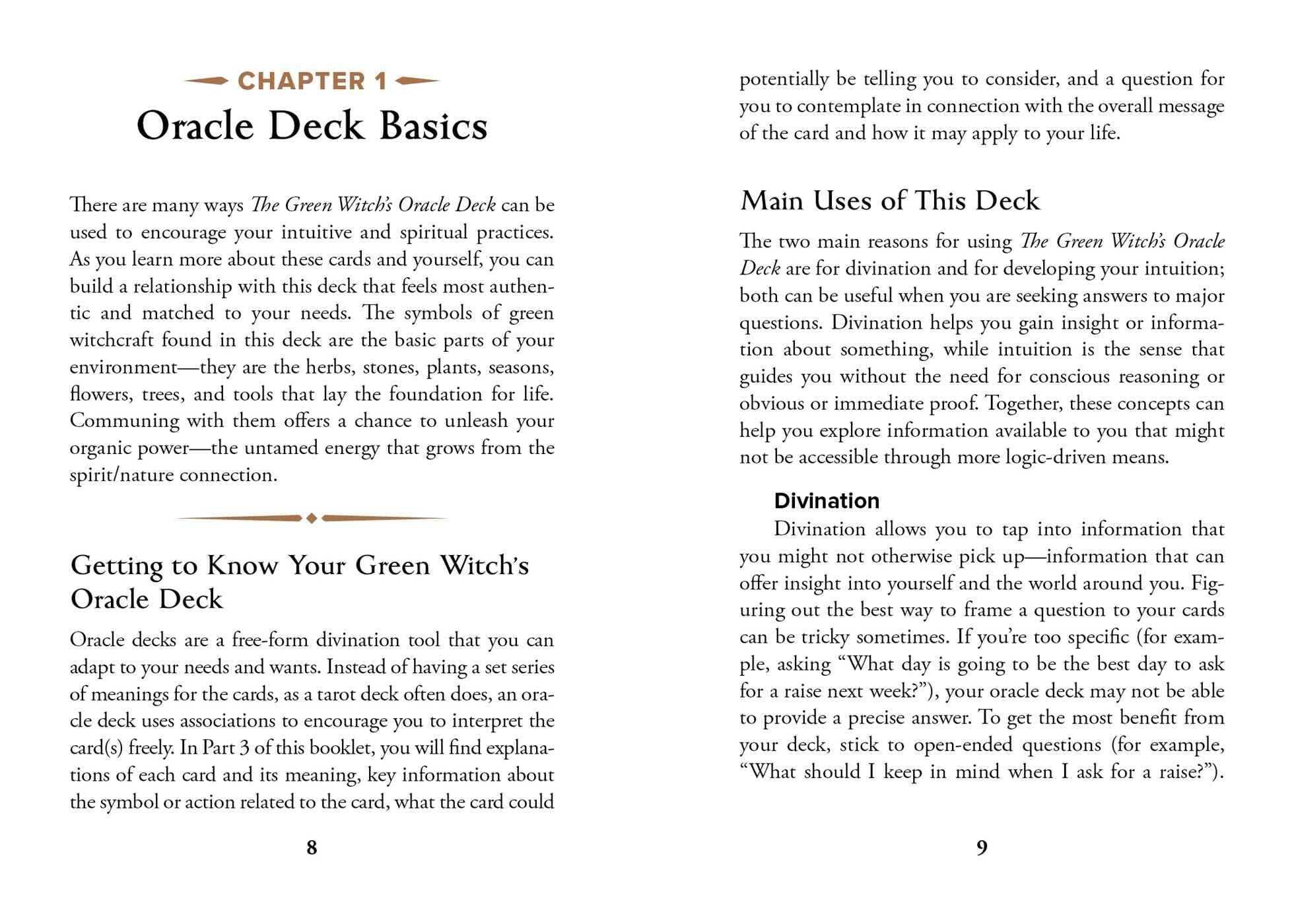 The Green Witch's Oracle Deck – 50 Cards for Divination, Spiritual Guidance & Family Party Games