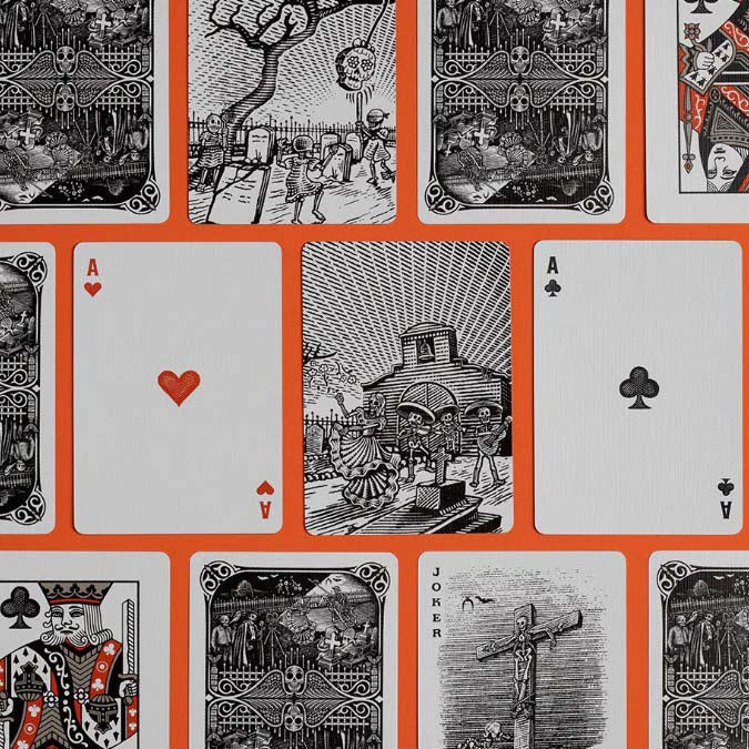 Ace Fulton's Day of the Dead Playing Cards Playing Cards