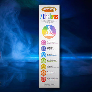 Nitiraj Natural Chakra Incense - Sampler Pack Incense
