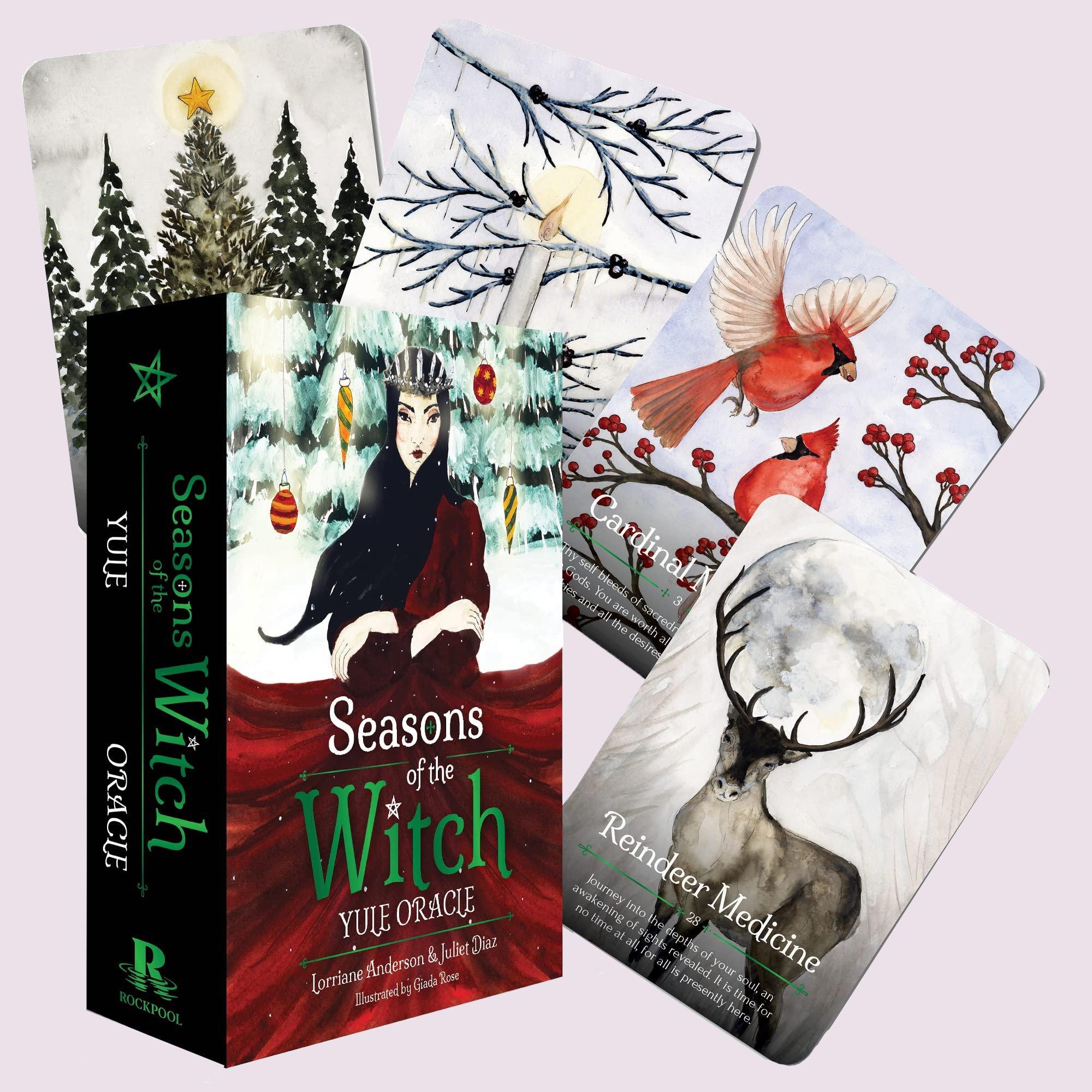 Seasons of the Witch: Yule Oracle: 44 Gilded Cards and 144-Page Book Oracle Kit